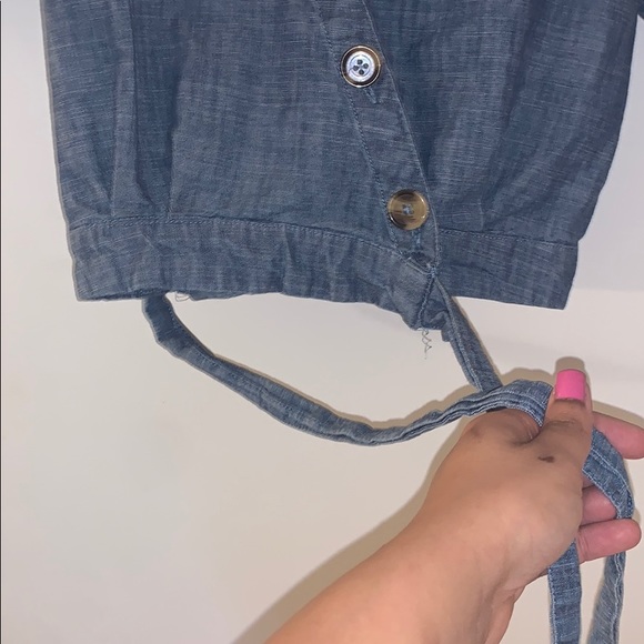 Wrap a round denim shirt - Picture 2 of 2